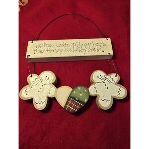 Christmas Cookies and Happy Hearts that's the way the Holiday starts Sign‎ /0089